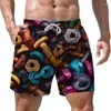 Herren Shorts Sommer Schraube 3D-Druck Lässiger Stil Street Fashion Trend Lose