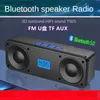 Alto-falantes portáteis S18 Bluetooth Speaker Outdoor Portátil Extra Bass Radio Q230904