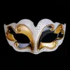 Parti Maskeleri Venetian Ball Üst Çatlak Yarım Yüz Maskeli Yapı Maskesi Cadılar Bayramı Teması Cosplay Dance Makyaj Props CKI86 230901