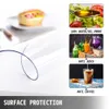 Table Cloth VEVOR 80 X 42 Inch Clear Cover Protecto Plastic Tablecloth Protector Dining Room Pads 230901