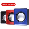 Alto-falantes portáteis Usb com fio Mini alto-falante para computador Protable com fio Alto-falante estéreo para celular Subwoofer Surround Sound Players para laptop e notebook HKD230905