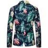 Veste de costume décontractée pour hommes, Design imprimé hawaïen, série de fleurs, mode, haut à simple boutonnage, costumes Blazers201Y, 2021