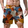 Shorts masculinos homem 3D impresso estilo casual moda tendência solta verão de alta qualidade