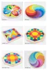 Poke Wood Board Puzzle känner igen TANGRAM Color 3D Puzzle Model Aritmetic Puzzles Beräkna Magic Puzzle Fidget Toy Fold Toy For Kid Novelty Gadgets julklapp