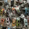 Diecast Model 30pcs Alming Racing Pudełko zbiór żelaza arkusz samochodowy Odbijaj samochód Kolekcje aluminiowe