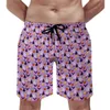 Men's Shorts Board Spooky Ghost Casual Swimming Trunks Halloween Boo Print Men Quick Drying Running Trendy Plus Size Short Pants