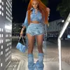 Frauen Shorts 2023 Sommer Jean Kleidung Kurze Hosen y2k Streetwear Casual Hohe Taille Blau Schwarz Rosa Denim Großhandel 230901