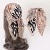 Lenços Pingente Paisley Impressão Lenço De Seda Cetim Hijab Lenço Para Mulheres Bandana Cabeça Lenços De Cabelo 70 * 70cm Quadrado Hairband Pescoço Lenços Senhoras X0904