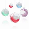 Décorations de Noël 20 boules de Noël claires boules transparentes artisanales boules à remplir en plastique décor à la maison mariage jardin arbre suspendu cadeau décoration 230904