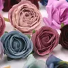 Декоративные цветы 64 шт. синий искусственный шелковый цветок оптом роза комбинированный набор DIY орнамент праздничный стол корсаж свадебная арка декор поддельные аксессуары