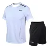 Autres articles de sport Hommes Survêtement T-shirt de course Football Basketball Tennis Fitness Sports Vêtements à séchage rapide Ensemble surdimensionné Costumes Sportswear 230904