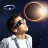 Confezione da 25 occhiali Premium Solar Eclipse Occhiali Eclipse certificati ISO 2024 per la visione diretta del sole, realizzati dalla fabbrica approvata dalla NASA
