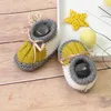 Premiers marcheurs bébé chaussures couture tricot né fille garçon botte mode papillon-noeud enfant en bas âge bébé slip-on lit 0-24M fabriqué à la main vendu