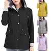 Trenchs de femmes 2023 automne et hiver capuche détachable coupe-vent dames manteau imperméable