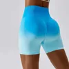 Nieuwe geleidelijke naadloze ademende, strakke taille Quick Dry damesyogashorts