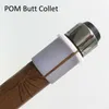 Acessórios de bilhar piscina cue branco pom butt collet manga-cue ferramenta de construção acessório de torno 230901