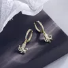 Dangle Earrings Fashion تصميم إبداعي الأخطبوط الزركون اللامع للنساء