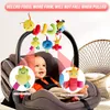 Rattles Mobiles Baby-Hängeautositz-Spielzeug, Plüsch-Aktivitätskinderwagen mit BB-Quietscher und für geborenes Reisespielzeug 230901