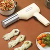 Manual Noodle Makers Household Electric Cordless Pasta Maker Machine Handheld Auto Cutter 5Shape Detachable Easy Clean Ramen 230901