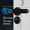 Serrature per porte TTLock APP Smart Fingerprint Lock codice password Bluetooth Blocco biometrico delle impronte digitali Maniglia elettronica HKD230904