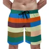Herr shorts retro mod tryckt brädkvadrat hawaii strand korta byxor manlig design sport fitness snabb torr stammar födelsedag present