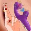 Vibromasseur puissant gode vibrateur pour femmes Clit Sucker vide stimulateur de Clitoris imiter doigt remuer adultes Sex Toy 230904