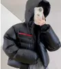 Men's Down Parkas Winter High Quality Women's Bread Suit Pressed Rubber Down Jacket Bread Suit Hooded Short White Down Thickened And Fluffy J230904