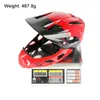 Casques de cyclisme LQLEQI Casque de vélo de montagne Cyclisme tout-terrain Casque de vélo de montagne intégral intégral Casquette de sport Homme Léger Taille 58-62 cm 230904