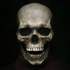 Party Masks 1pcs Full Head Skull Mask Mouth kan flyttas Halloween Horror Adult Haunted House Props Moverble Jaw Latex 230904