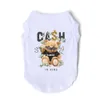 Hundkläder Cash King Dog Fashion Bear Singlet Summer Small Medium Puppy Chihuahua Yorkie Frenchie Clothes Pet Quality Tshirt Tops Vest X0904