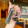 50 Style Cute Keychain Liquid Floating Quicksand Milk Tea Bubble Tea Cup Moving Sand Keychain Backpack Charms Wristlet Bracelet Keychain Keyring For Girls Ladies