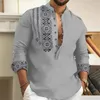 T-shirts pour hommes Pull Chemise à manches longues Revers Tendance Demi Cardigan Casual Slim Fit Hommes Grand