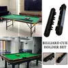 Accessoires de billard Billard piscine Snooker Table support mural suspendu professionnel 6 bâtons de queue support étagères en bois billard Snooker accessoires 230901