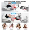 Pillow Fuloon Contour Memory Foam Cervical Ergonomic Orthopedic Neck Pain for Side Back Stomach Sleeper Remedial Pillows 230901