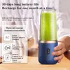 Fruktgrönsaksverktyg 6 Blad Portable Juicer Cup Juice Automatisk liten elektrisk smoothie Blender Ice Crushcup Food Processor 230901