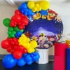 Andere evenementen Feestartikelen Rood Groen Kerstballonnen Garland Arch Kit Blauw Geel Ballonset Videogame Circus 1e verjaardag Decoraties Air Globos 230904