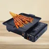 Pannen Barbecue Grill Pan Anti-aanbak Draagbare Omelet Koreaanse Stijl Grillen voor BBQ Koken Picknick Outdoor Indoor Camping 230901