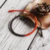 Braccialetti con ciondoli Fatti a mano Buoni nodi portafortuna Braccialetti di corda da uomo Buddista tibetano Bracciale Budda di colore misto per donne