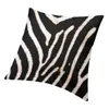 Kudde tropisk vild djur zebra ränder läderstruktur kastar casw dekoracion salong fodral 3d tryckt s täckning för soffa