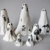 Objets décoratifs Figurines Effrayant Blanc Sculptures Ensemble Créatif Résine Halloween Spooky Décor Artisanat Fait À La Main Fantôme Statue Maison Ornement De Table 230901