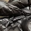 Mens Down Jacket Puffer Coats Winter Warm Stylist Coat Shiny Parka Huva Tjock Loose Women Fjäder Vindtät Ytterkläder Kallskydd Utomhusjackor Vattentät