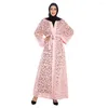Ethnische Kleidung Elegante Quaste Abaya Offene Strickjacke Muslimische Frauen Langes Maxikleid Kimono Kaftan Eid Party Dubai Arabische Robe Ramadan Islamisch