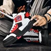 Klänningskor Fashion Luxury Men Casual Shoes Outdoor Sport Skateboarding Shoes Color Matching High Tops Sneakers Trainers Plate-Forme Sneaker 230901