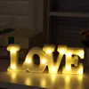 Novidade Itens 3D Amor Coração LED Carta Lâmpadas Interior Sinal Decorativo Night Light Marquee Festa de Casamento Decoração Presente Romântico 3D LED Night Lamp 230904