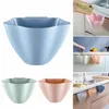 Storage Bottles Space-saving Hanging Decorative Kitchen Easy To Use Durable Trash Can Flower Shaped Cleaning Fashionable