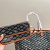 Den nya äkta läder Anjou Saints Weekender Clutch Designer Lage Womens Herr Fashion Shops Väskor Vacation Stor Cross Body Axel Totes Handväskor