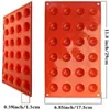 Stampi da forno 2023 Stampo per torta a forma rotonda Marrone Mezza sfera Sfera in silicone per stampo per dessert al cioccolato Stampi per decorazione fai da te