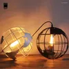 Pendant Lamps White Black Iron Earth Light Fixture Modern Nordic Simple Creative Hanging Lamp Luminaria Dining Table Room Bar Balcony