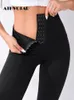 Kvinnors leggings Athvotar High midja Kvinnor Komprimering Push Up Fitness Sports Corset Slim Sportwear Female Gym Pants 230901