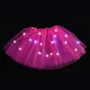 Altri accessori per feste a LED Luce incandescente a LED Gonne tutù Costume da fata Gonna per bambini Matrimonio Compleanno 30 cm Cosplay Principessa ragazza 230901